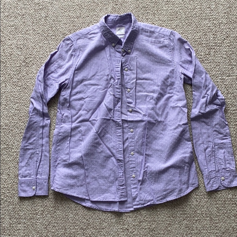 Lavender Gap Button Down Shirt size S